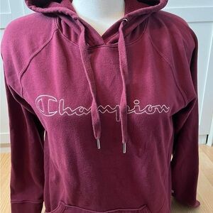 Champion Burgundy Hoodie